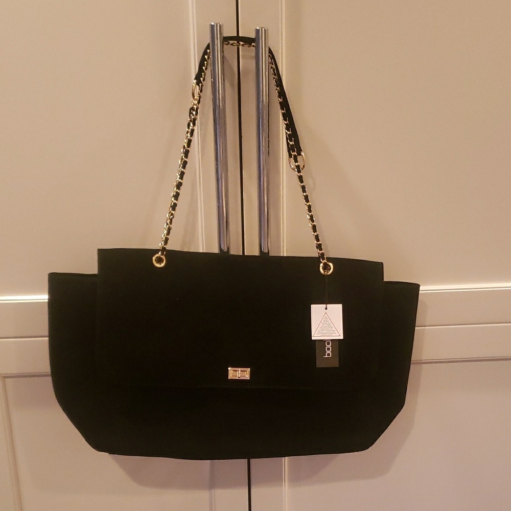 Elegant Black Tote Bag